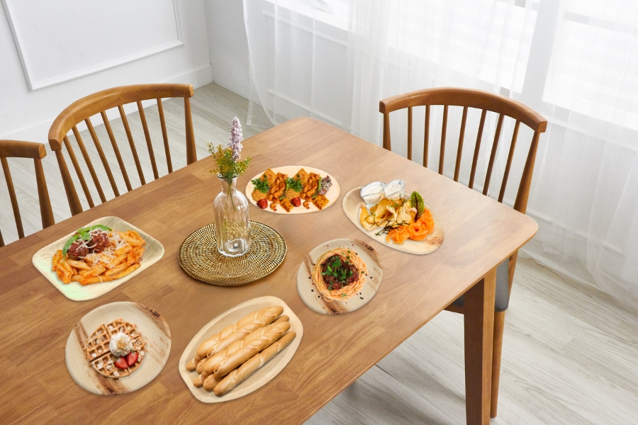 Palm Leaf Tableware: The Perfect Companion for Vegan and Organic Meals